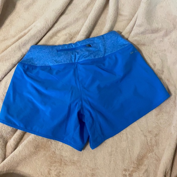 Nike Women’s Blue Dri-FIT Dry Running Shorts - Picture 4 of 6